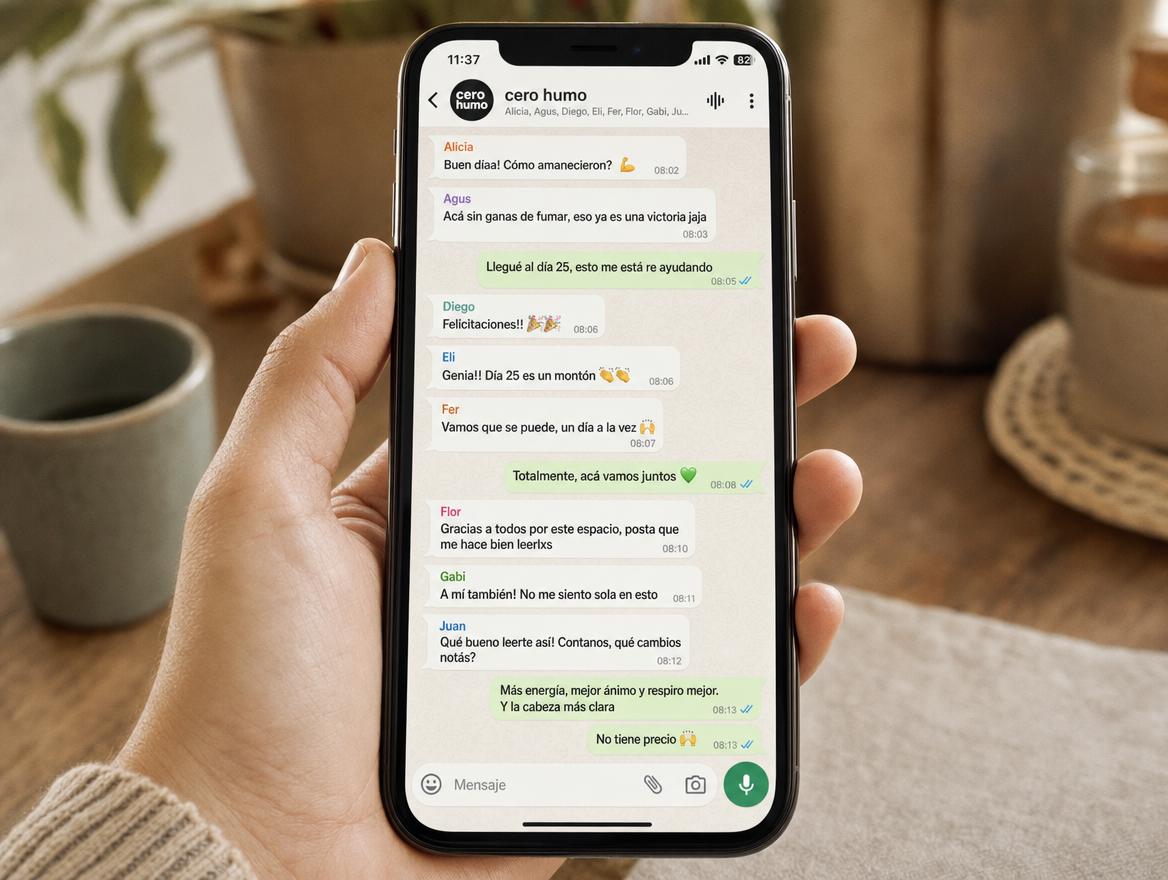 Comunidad WhatsApp Cero Humo